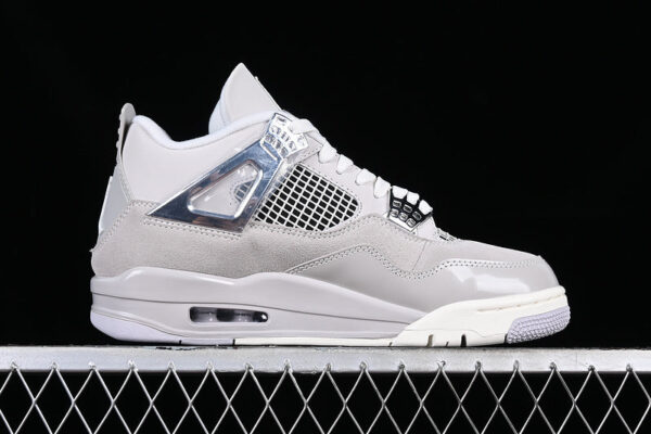 AIR JORDAN 4 RETRO FROZEN MOMENTS WHITE/GREY/SILVER - immagine 2