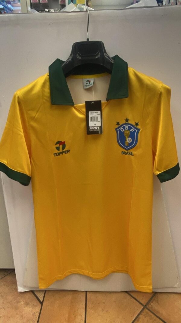 Maglia Brasile Vintage R. CARLOS 6 S PC