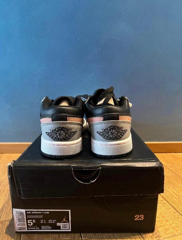 AIR JORDAN 1 LOW Black Grey Pink 36 - immagine 2