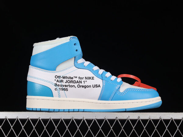 OW X AIR JORDAN 1 RETRO HIGH OG UNC - immagine 2