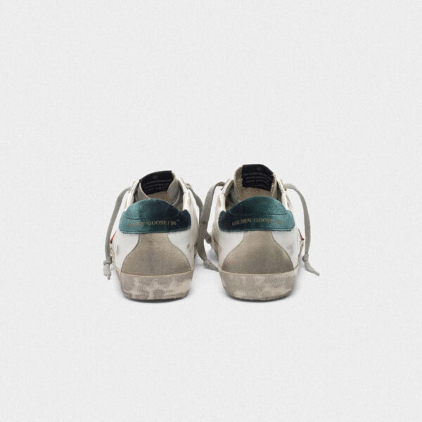 Golden Goose Super-Star con scritta GGDB in metallo stella rossa - immagine 3