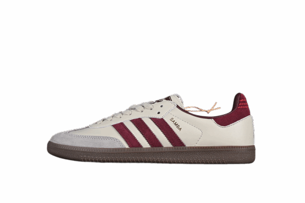 ADIDAS SAMBA OG PUTTY GREY/MAROON/GOLD METALLIC