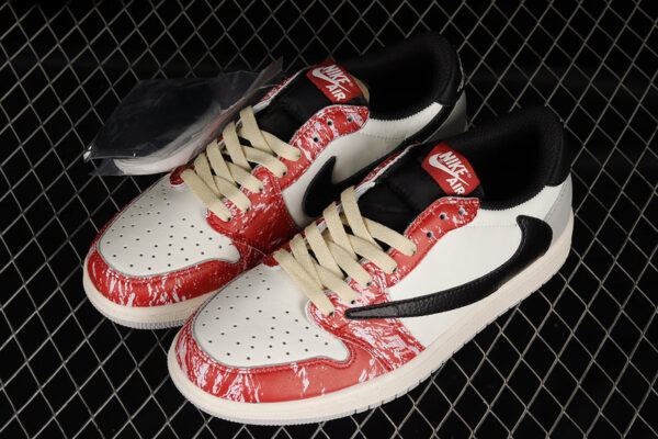 FRAGMENT DESIGN X TRAVIS SCOTT X AIR JORDAN 1 RETRO - immagine 3