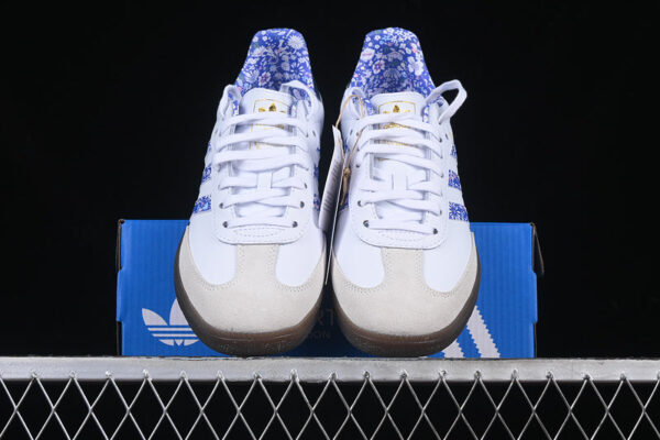 ADIDAS SAMBA LIBERTY LDN WHITE/BLUE/GREY - immagine 4