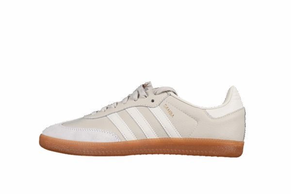 ADIDAS SAMBA VEGAN ALUMINIUM/CHALK WHITE/WONDER BEIGE