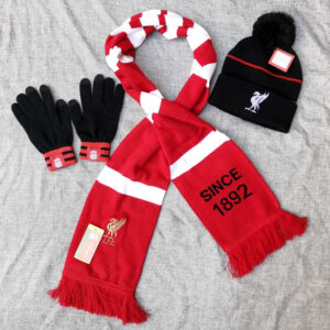 Set Liverpool (Sciarpa,guanti,cappellino)