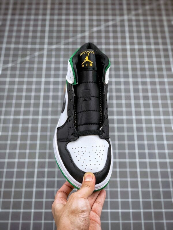 AIR JORDAN 1 MID SE OAKLAND WHITE/LASER ORANGE/BLACK/LUCKY GREEN - immagine 3