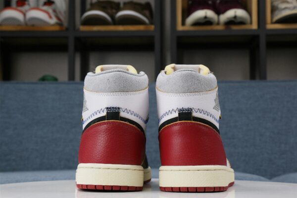 Union x Air Jordan 1 Retro High OG NRG White Grey - immagine 3