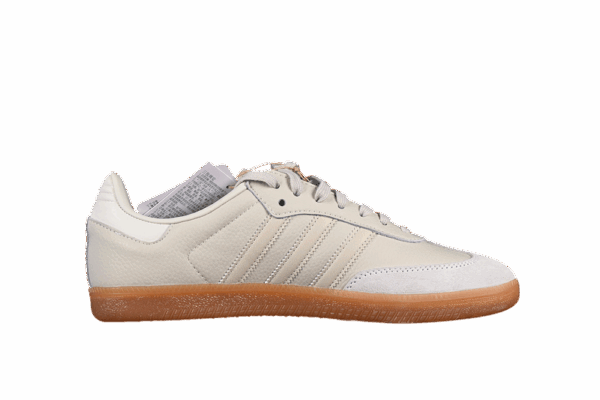 ADIDAS SAMBA VEGAN ALUMINIUM/CHALK WHITE/WONDER BEIGE - immagine 2