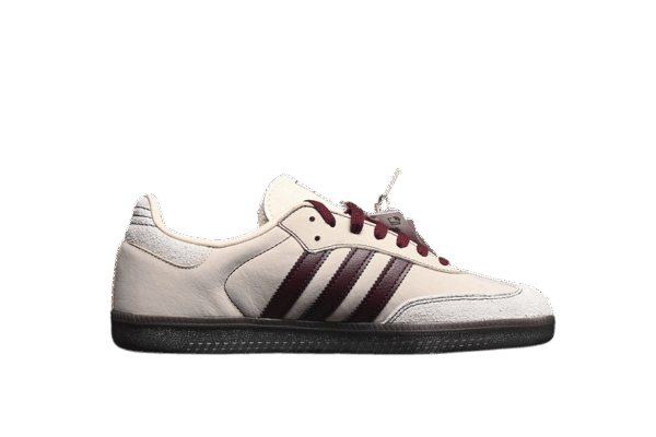 ADIDAS SAMBA WONDER WHITE/MAROON/PUTTY GREY - immagine 2