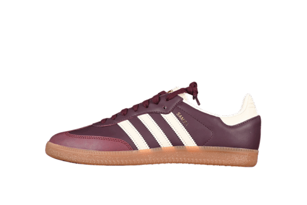 ADIDAS SAMBA MAROON/CREAM WHITE/GOLD METALLIC