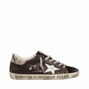Golden Goose Super-Star con glitter e scritte a mano