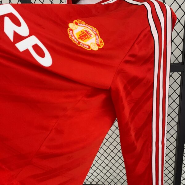 Manchester United - 86/88 Manica Lunga Vintage - immagine 3