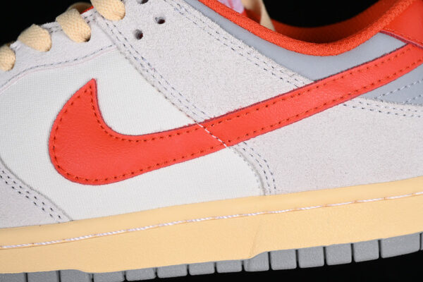 DUNK LOW ATHLETIC DEPARTMENT SAIL/PHOTON DUST/LIGHT SMOKE GREY/PICANTE RED - immagine 8