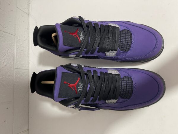 PK Air Jordan 4 Travis Scott x Purple Suede - immagine 6