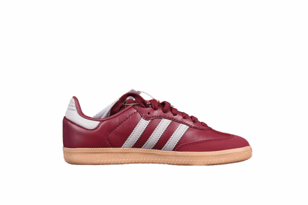 ADIDAS SAMBA OG COLLEGIATE BURGUNDY/GUM/COLLEGIATE BURGUNDY - immagine 2