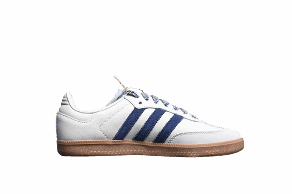 ADIDAS SAMBA OG OFF WHITE/DARK BLUE/CLEAR SKY - immagine 2