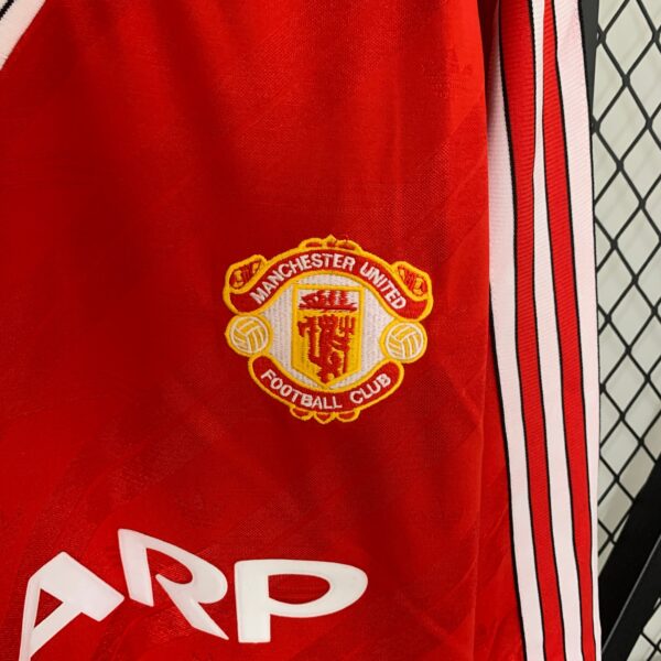 Manchester United - 86/88 Manica Lunga Vintage - immagine 7
