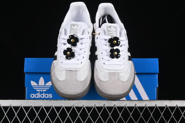 ADIDAS SAMBA OG FOOTWEAR WHITE/CORE BLACK/FOOTWEAR WHITE - immagine 4