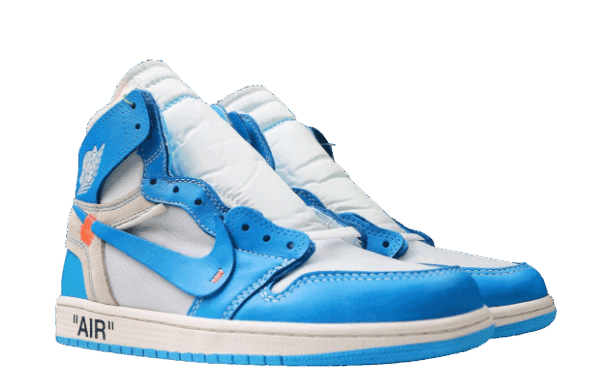 Bianco sporco X Air Jordan 1 "UNC" NRG 2018