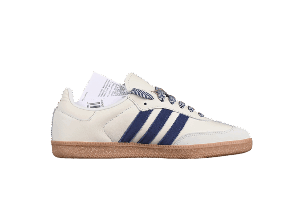 ADIDAS SAMBA OG OFF WHITE/DARK BLUE/CLEAR SKY - immagine 2