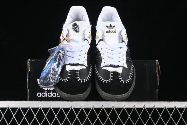 ADIDAS SAMBA OG CORE BLACK/OFF WHITE/GREY SIX - immagine 4