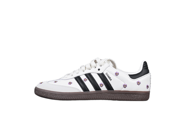 ADIDAS SAMBA OG W WHITE FLORAL EMBROIDERY WHITE