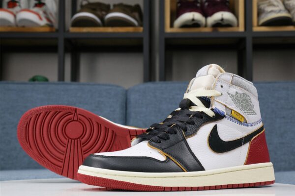 Union x Air Jordan 1 Retro High OG NRG White Grey - immagine 2