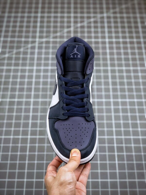 AIR JORDAN 1 MID OBSIDIAN/SANDED PURPLE-WHITE - immagine 3