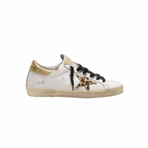 Golden Goose Super-Star con stella leopardata
