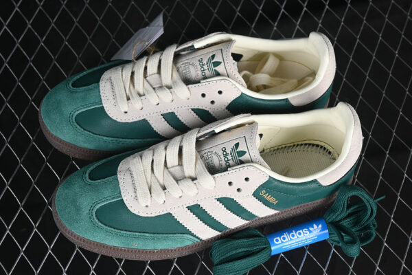 ADIDAS SAMBA OG COLLEGIATE GREEN/CREAM WHITE/GUM - immagine 3