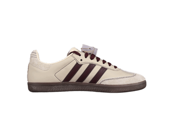 ADIDAS SAMBA OG WONDER WHITE/MAROON/PUTTY GREY - immagine 2