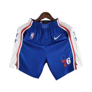 75th Anniversary Philadelphia 76ers NBA Shorts Blue