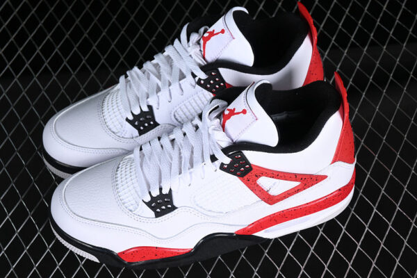 AIR JORDAN 4 RED CEMENT WHITE/RED/BLACK - immagine 3
