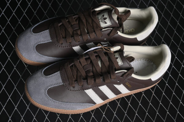 ADIDAS SAMBA OG BROWN/PUTTY GREY/GOLD METALLIC - immagine 3