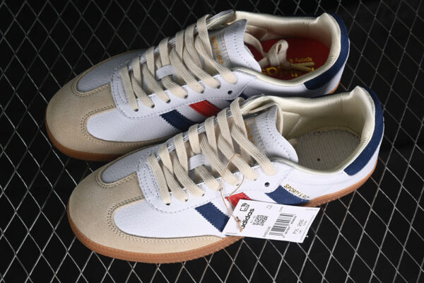 ADIDAS SAMBA OG SPORTY&RICH CLOUD WHITE/NIGHT INDIGO/COLLEGIATE RED - immagine 3