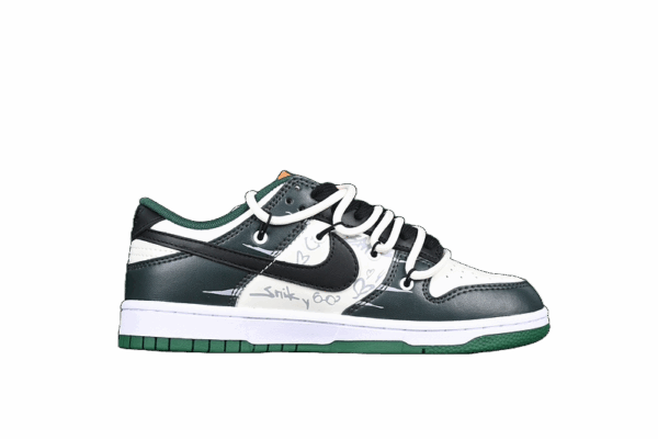 DUNK LOW WHITE/BLACK/GREEN/GREY - immagine 2