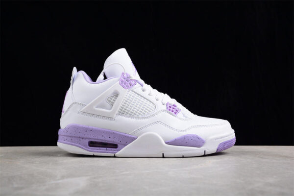AIR JORDAN 4 GS CACAO WOW WHITE/PURPLE - immagine 2