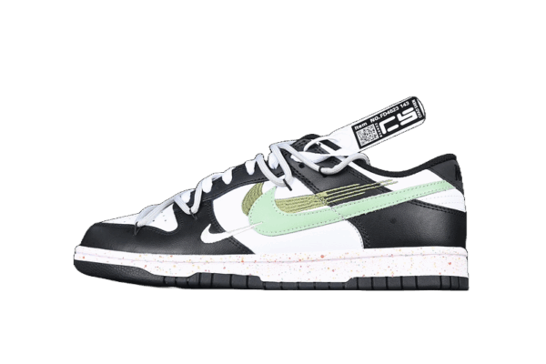 DUNK LOW MULTI COLOR WHITE/BLACK/GREEN