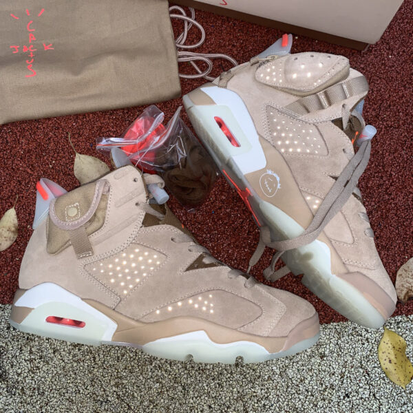Air Jordan 6 "Travis Scott British Khaki" - immagine 5