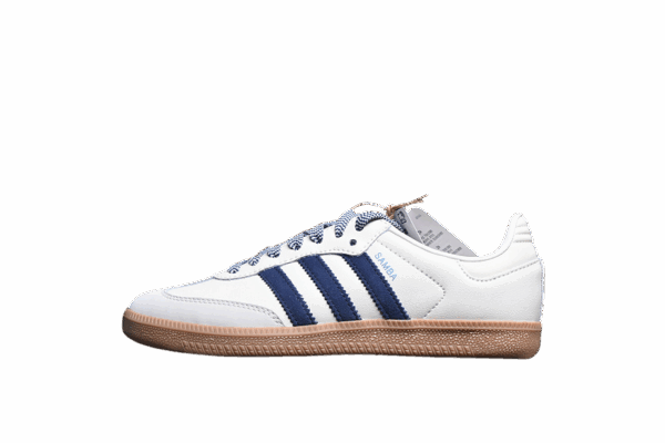ADIDAS SAMBA OG OFF WHITE/DARK BLUE/CLEAR SKY