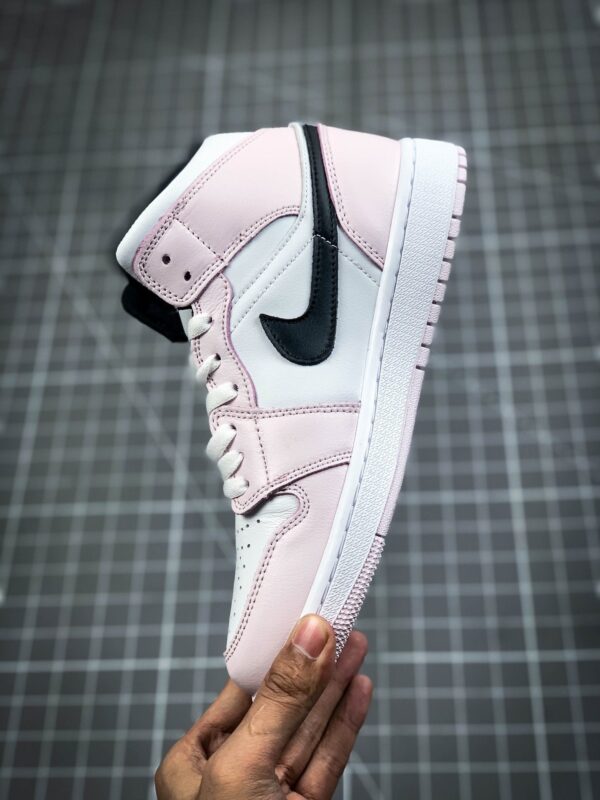 AIR JORDAN 1 MID BARELY ROSE/WHITE/BLACK - immagine 7
