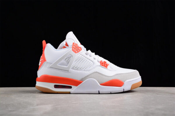 SB AIR JORDAN 4 PINE GREEN WHITE/ORANGE - immagine 2