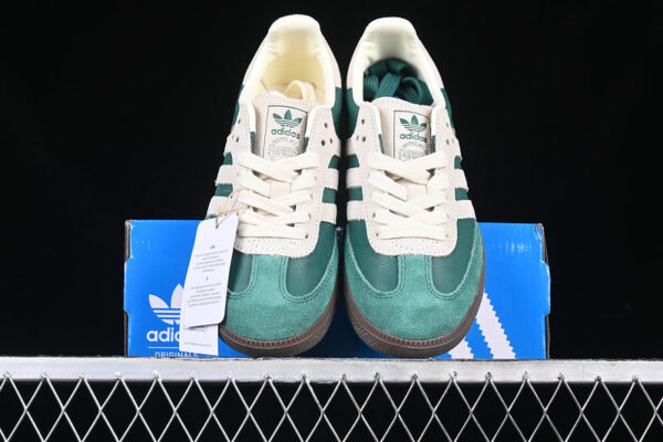 ADIDAS SAMBA OG COLLEGIATE GREEN/CREAM WHITE/GUM - immagine 4