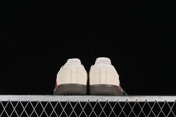 ADIDAS SAMBA OG WONDER WHITE/MAROON/PUTTY GREY - immagine 5