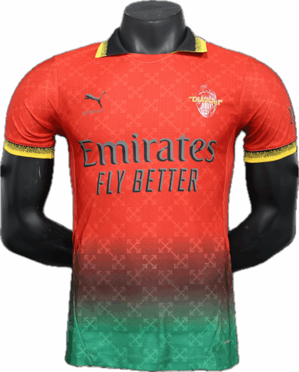 Milan x off white Quarta Maglia Portiere - 24/25 Player Version