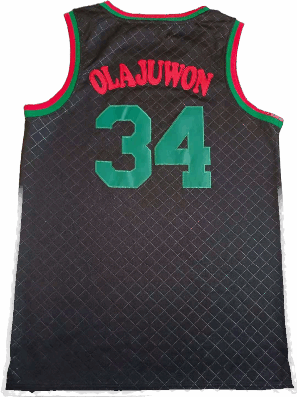 Hakeem Olajuwon Houston Rockets Retro - immagine 2