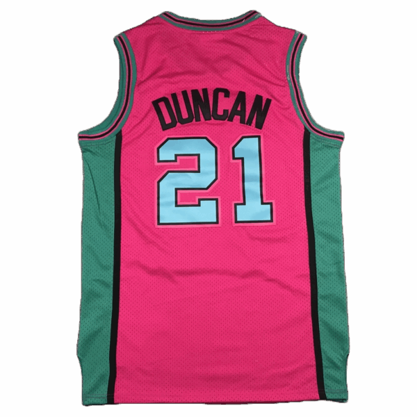 Tim Duncan San Antonio Spurs Retro - immagine 2