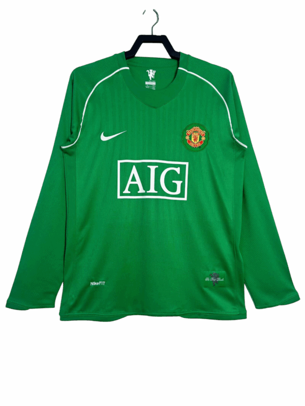 Manchester United Portiere - 07/08 Manica Lunga Vintage