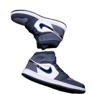 AIR JORDAN 1 MID OBSIDIAN/SANDED PURPLE-WHITE